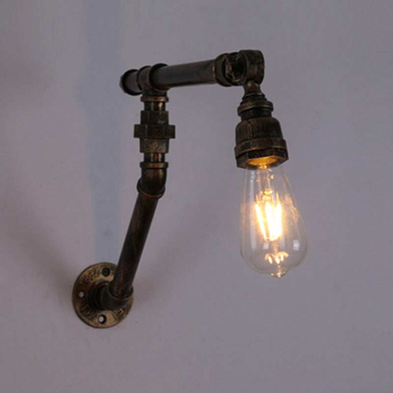 Éclairage de tuyauterie vintage industrielle Éclairage métallique mural métallique pour couloir