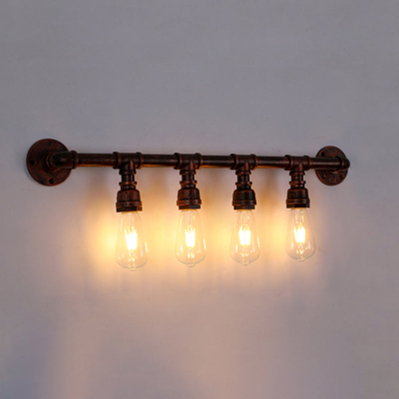 Éclairage de tuyauterie vintage industrielle Éclairage métallique mural métallique pour couloir