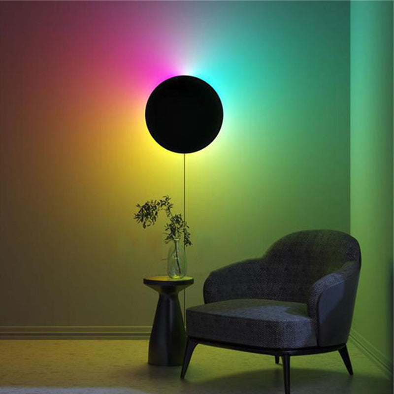 NOVERTY LAMPAGGIO LED MIMINALISTRO SCONCE LAMPARE NERO ECLIPSE SOLAR ECLIPSE ALLUNE