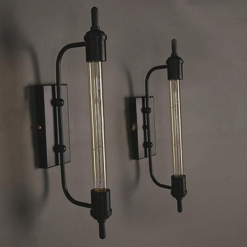 Retro Industrial Style Water Pipe Wall Mounted Lights Metallic Wall Mounted Lamp for Bar