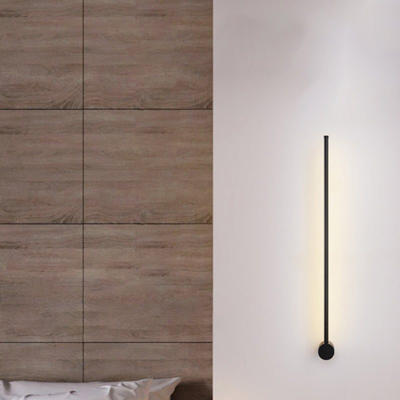 Moderne minimalistische stijl lineaire LED -wand gemonteerd verlichtingsarmatuur aluminium wand sconce verlichting voor woonkamer