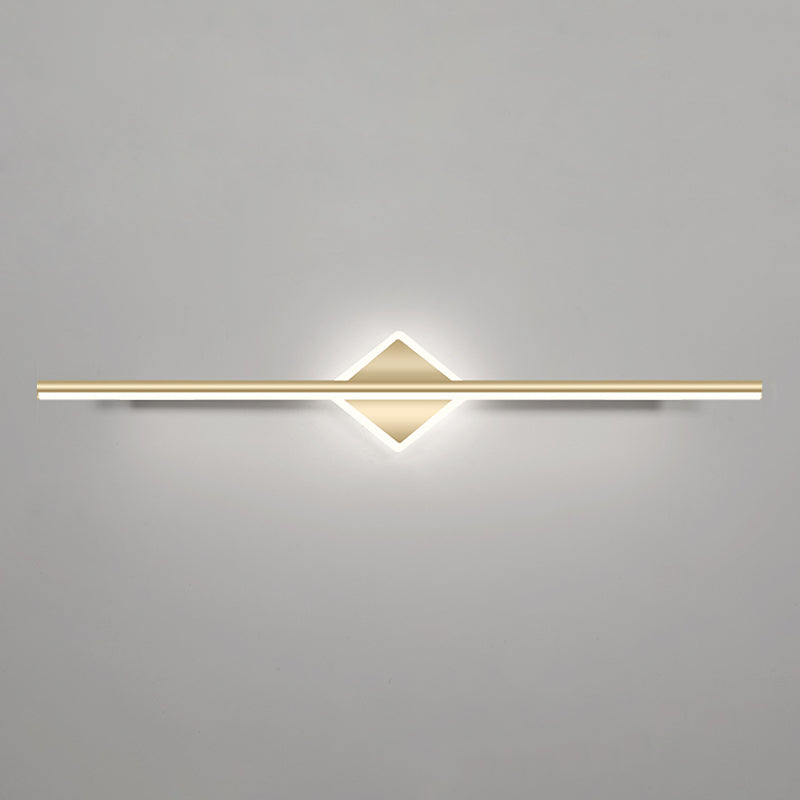 Luci da parete di vanità lineari Simplicità SCONCE MOLTA VANITÀ METALLICA PER BAGNI