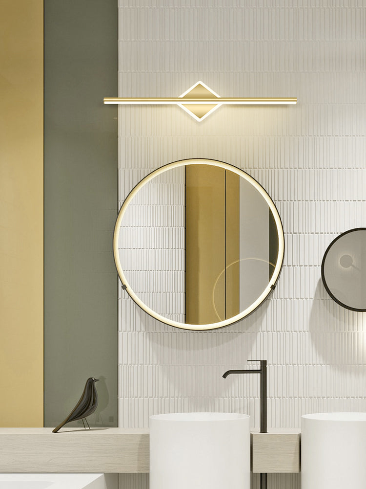 Luci da parete di vanità lineari Simplicità SCONCE MOLTA VANITÀ METALLICA PER BAGNI