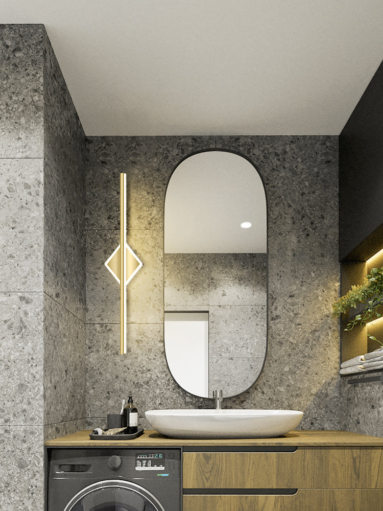 Luci da parete di vanità lineari Simplicità SCONCE MOLTA VANITÀ METALLICA PER BAGNI