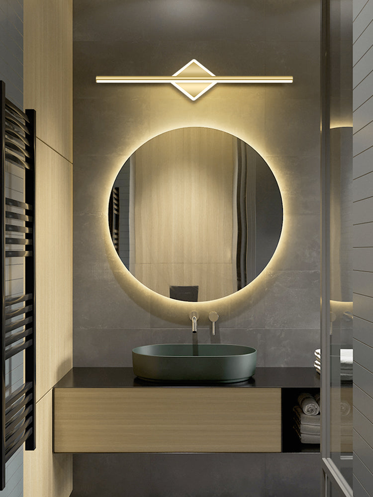 Luci da parete di vanità lineari Simplicità SCONCE MOLTA VANITÀ METALLICA PER BAGNI