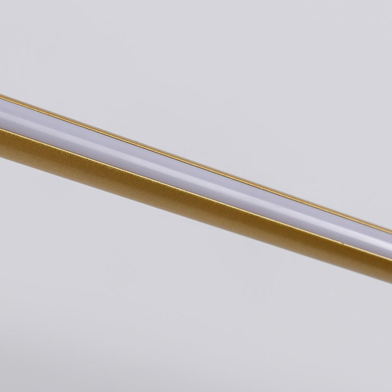 Simplicité Mirror de vanité allongée lumineuses luminaires muraux acryliques pour salle de bain