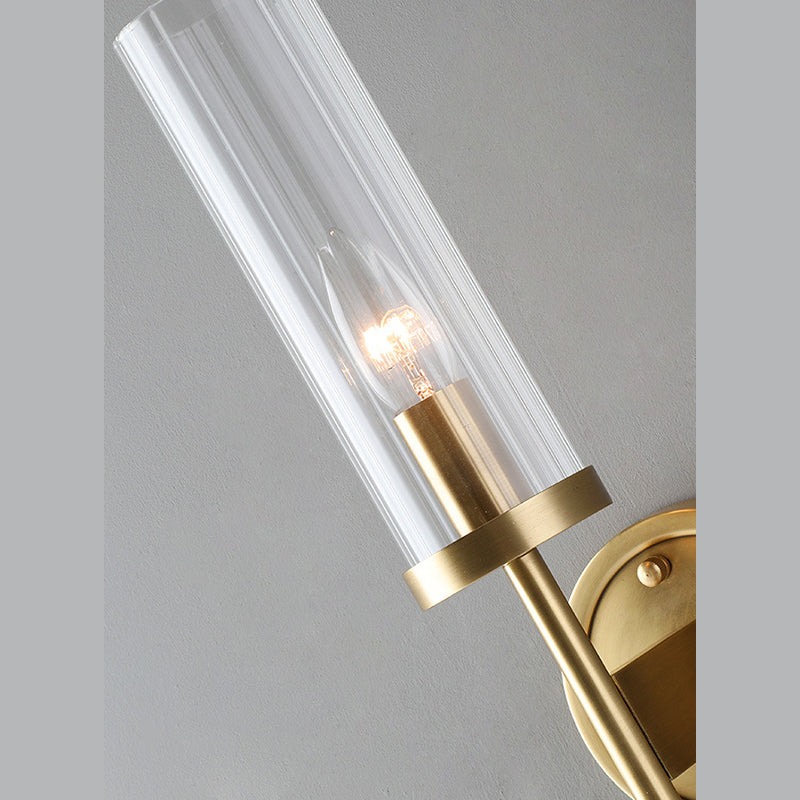 Simplicité traditionnelle Vanité Vanité Lumières Lumières murales en verre Mount d'éclairage pour salle de bain