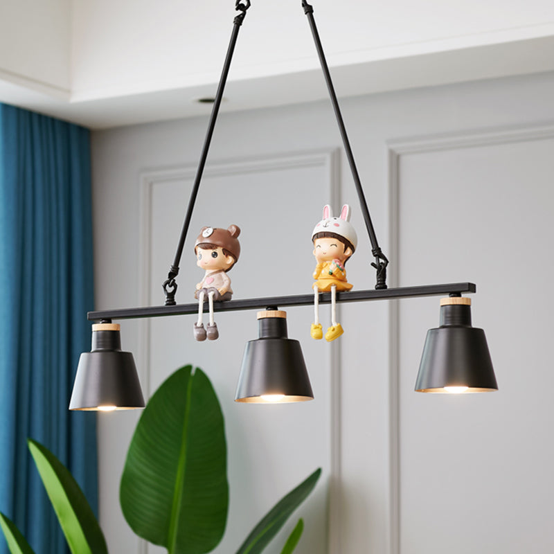 Lucile dell'isola isola a forma di cono in metallo MODERNO MODERNO STANTE INSLANA LUCE PER CAMERA PASSAGGIO