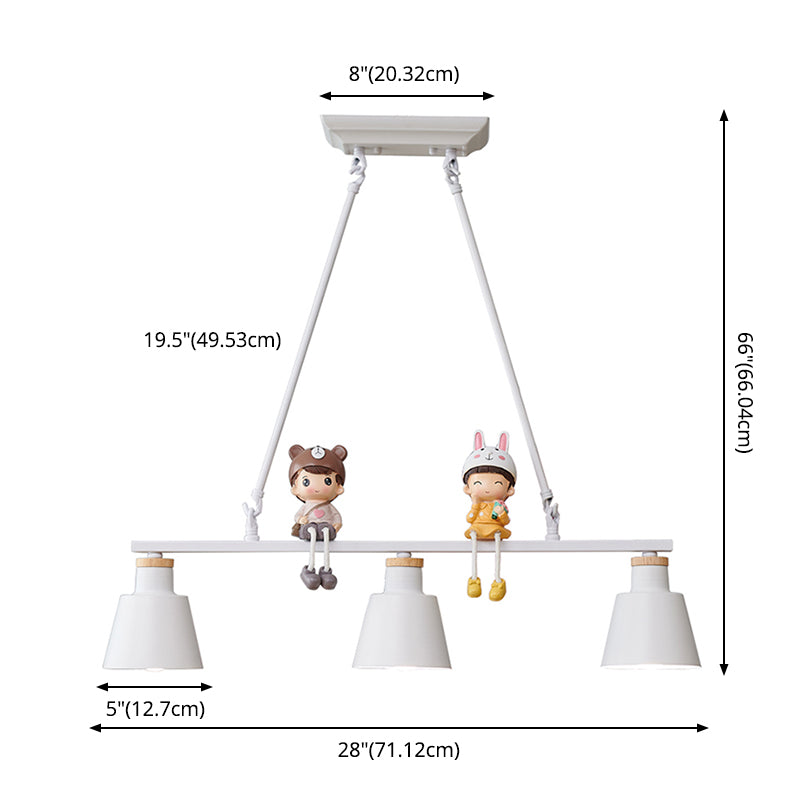 Lucile dell'isola isola a forma di cono in metallo MODERNO MODERNO STANTE INSLANA LUCE PER CAMERA PASSAGGIO