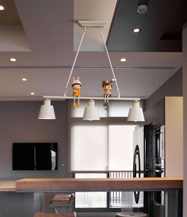 Lucile dell'isola isola a forma di cono in metallo MODERNO MODERNO STANTE INSLANA LUCE PER CAMERA PASSAGGIO