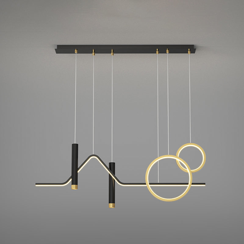 Pendre linéaire LED LED dans un style concis moderne