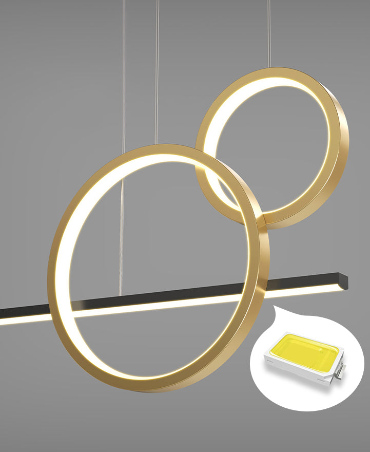 Pendre linéaire LED LED dans un style concis moderne