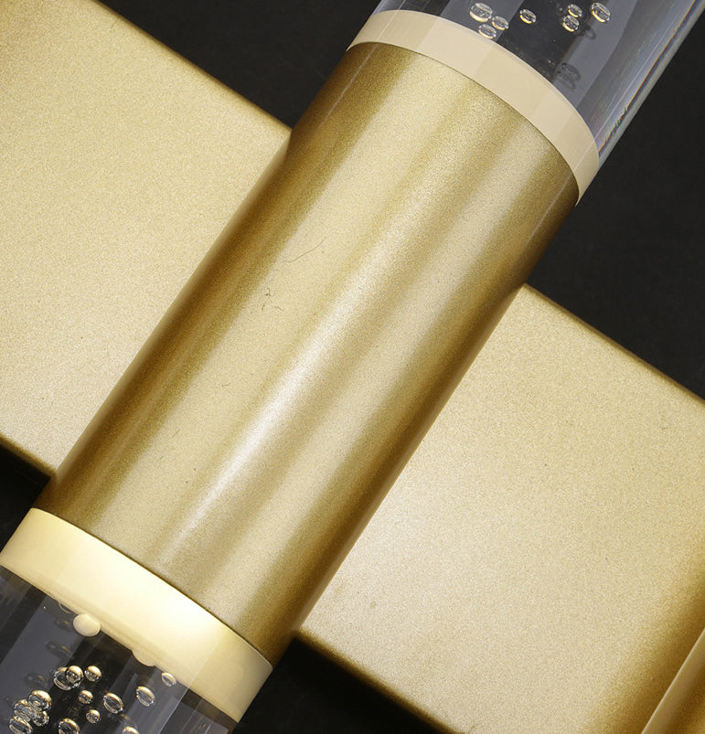 Moderno cilindro in stile di lusso su e giù a parete a led sconce cristallo montato lampada montata per camera da letto