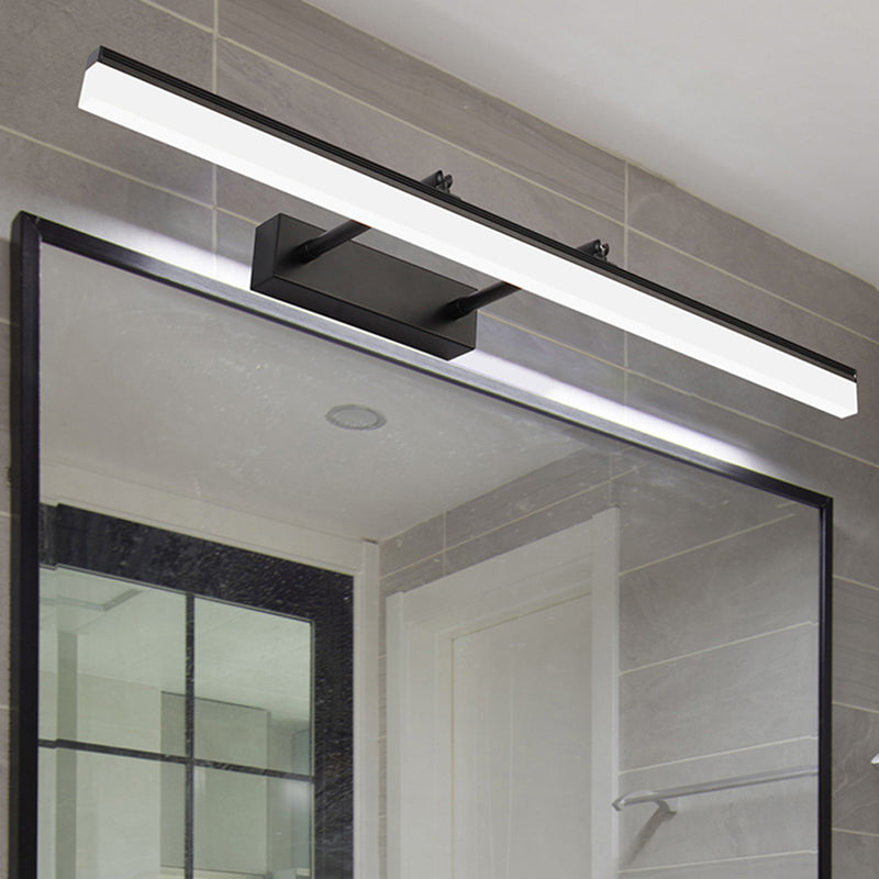 Moderne Einfachheit Rechteck Eitelkeitsleuchte Acryl -Wandbeleuchtung für Badezimmer