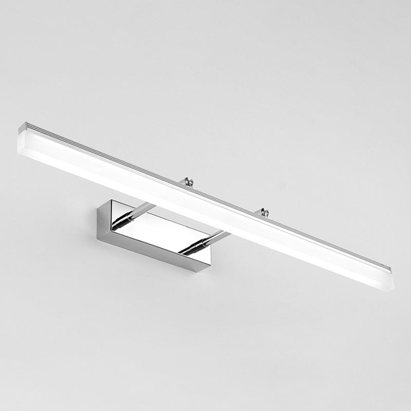 Moderne Einfachheit Rechteck Eitelkeitsleuchte Acryl -Wandbeleuchtung für Badezimmer