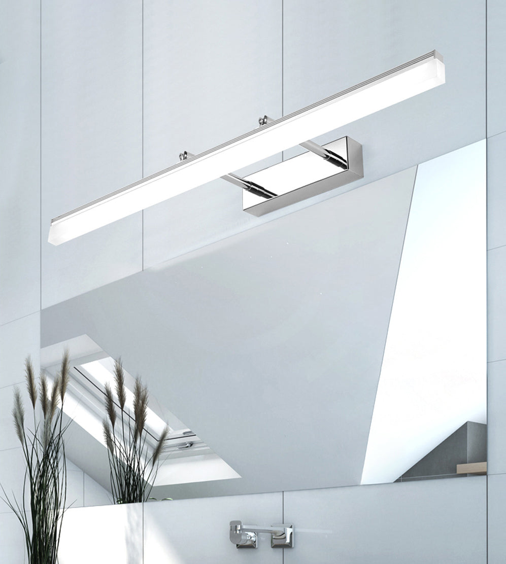 Moderne Einfachheit Rechteck Eitelkeitsleuchte Acryl -Wandbeleuchtung für Badezimmer