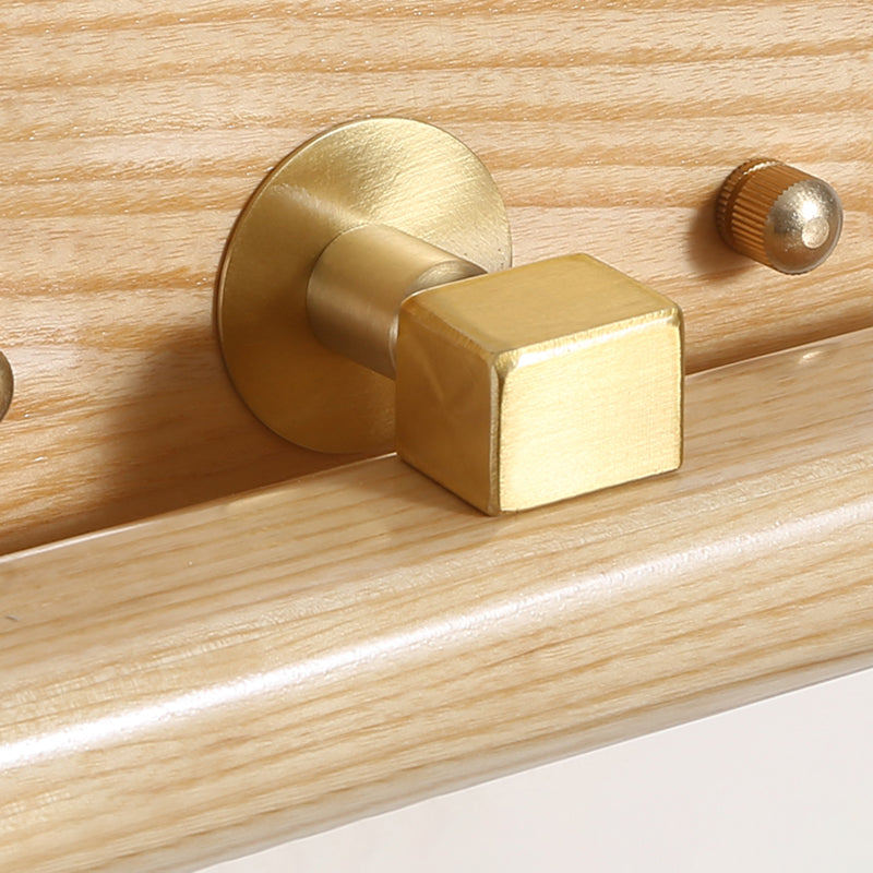 Simplicity Elongated Vanity Mirror Lights Wood Wall Light Fixtures for Bathroom