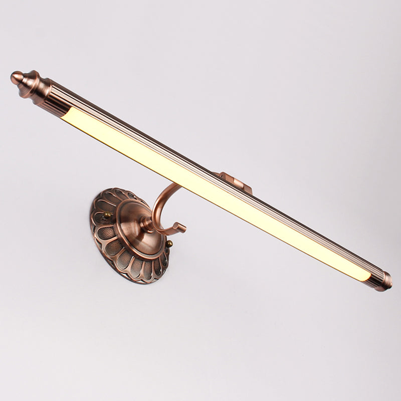 Luces de tocador montado en la pared cilindro de mediados de siglo 1 Light Flush Mount Wall Donce