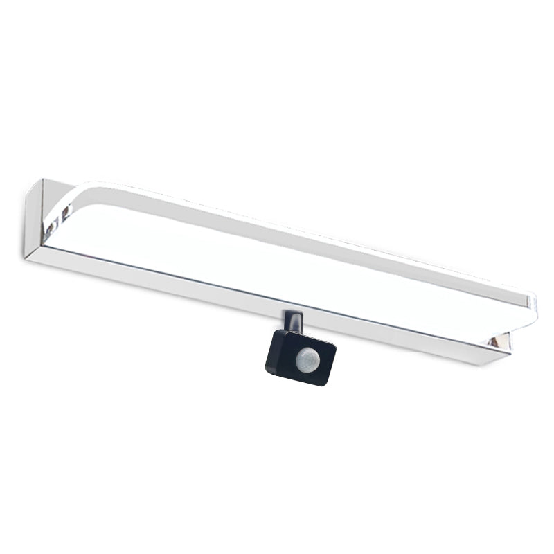 Modern Minimalist Style Ultra-thin Flush Mount Wall Sconce Stainless Steel Wall Mounted Lamps