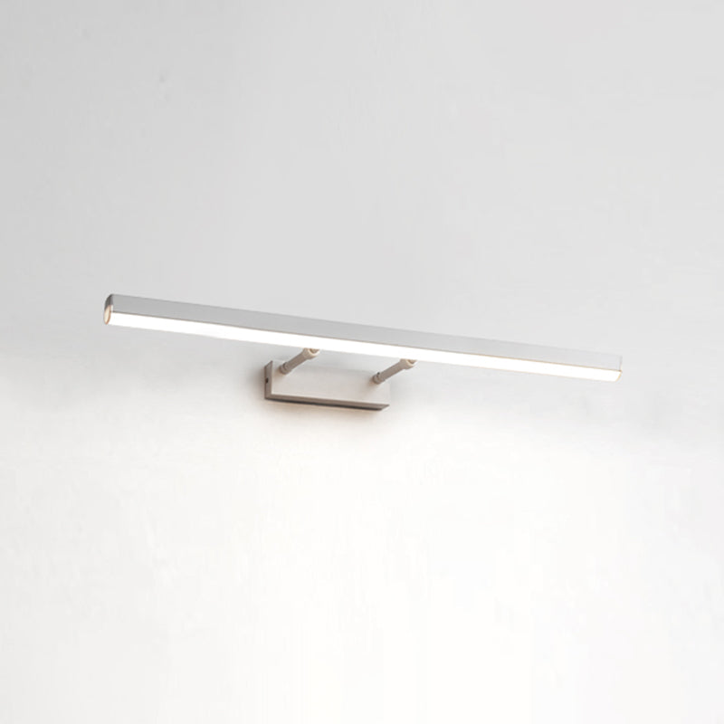 Moderno stile minimalista aerodinamico aerodinamico aerodinamico illuminazione con applique in alluminio per bagno per bagno