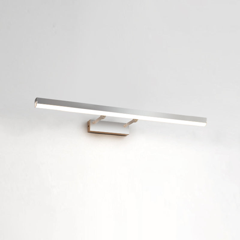 Moderno stile minimalista aerodinamico aerodinamico aerodinamico illuminazione con applique in alluminio per bagno per bagno