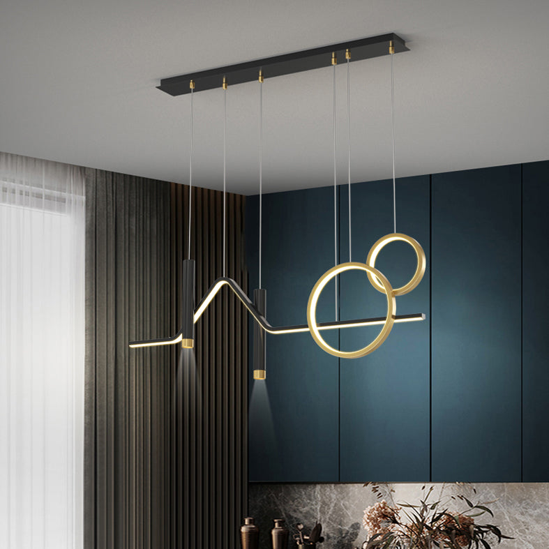 Pendre linéaire LED LED dans un style concis moderne