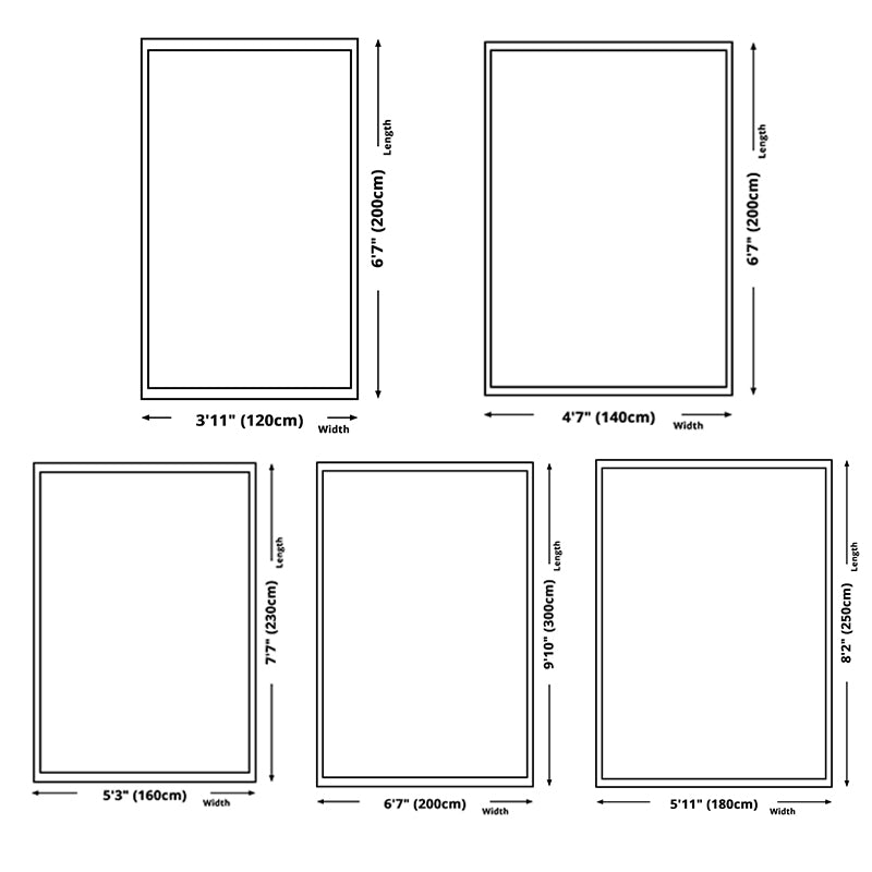 Apricot Tone Home Decoration Carpet Modern Color Block Printed Area Rug Polyester with Non-Slip Backing Rug