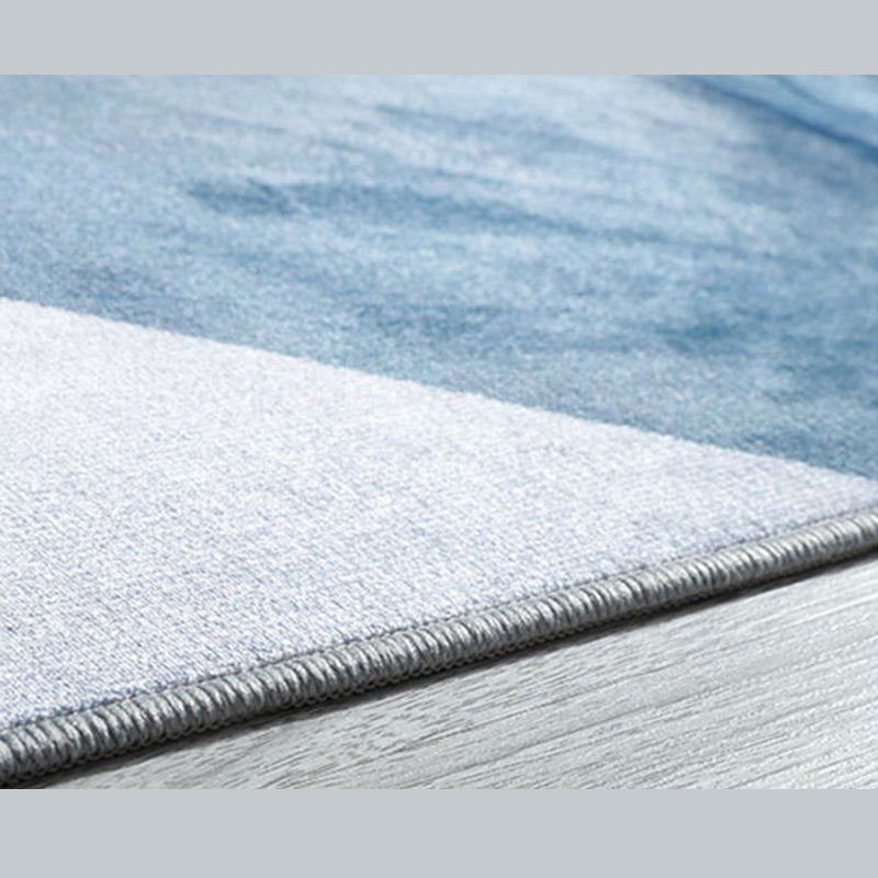 Runder nordischer Teppich mit unregelmäßigem Farbblockmuster, aprikosenfarbener Polyester-Teppich, schmutzabweisender Innenteppich für Heimdekoration