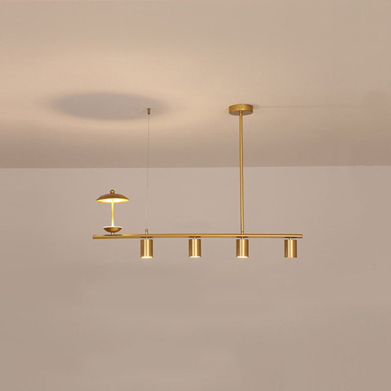 Modern LED Linear Chandelier Multi-Light Lamp Indoor Foyer Room Lighting