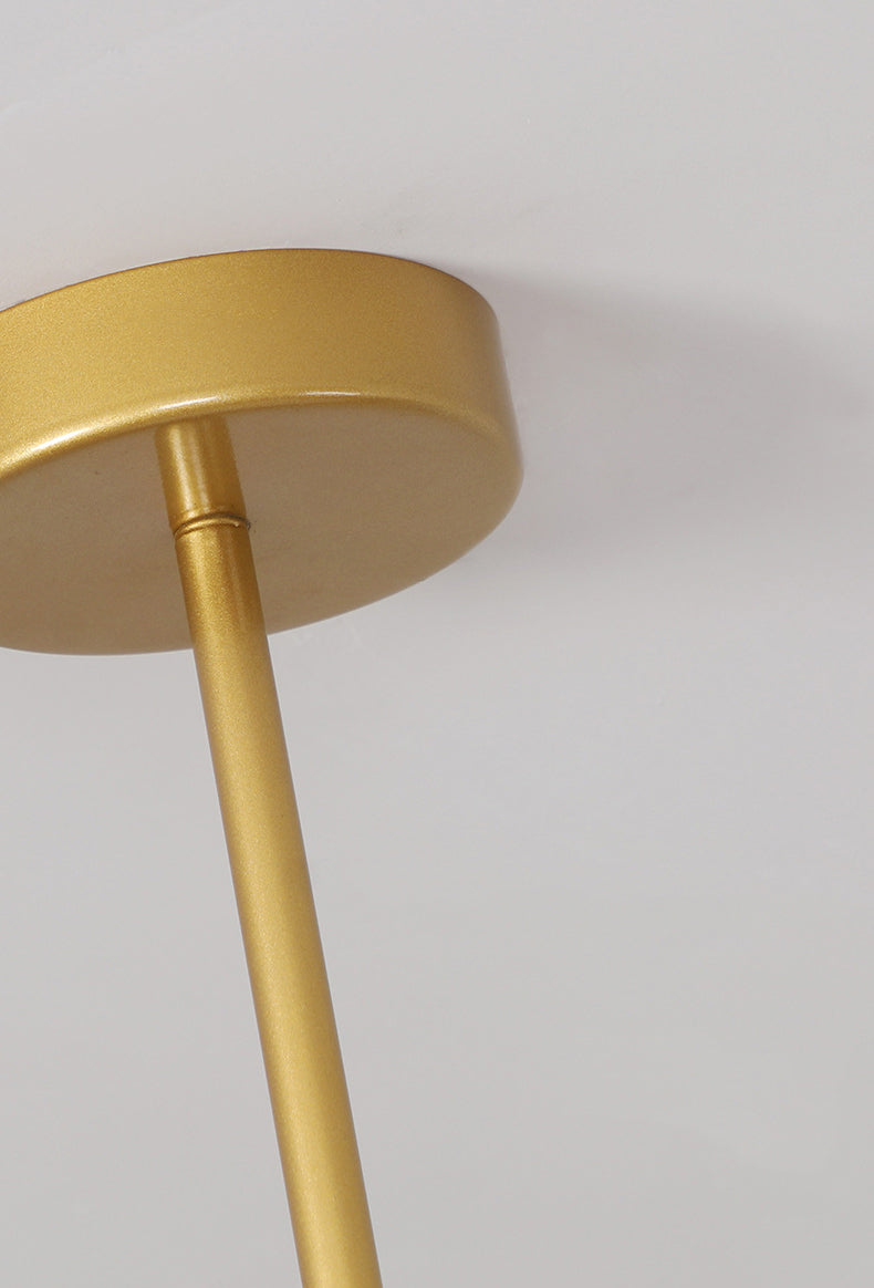 Lámpara de lámpara lineal moderna lámpara de lámpara múltiple iluminación de sala de vestíbulo