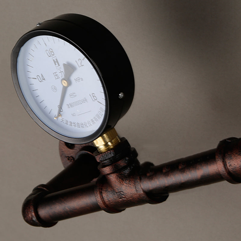 Industrial Wall Sconce Pipe Light Multi-Light Lamp Bar Restaurant Light
