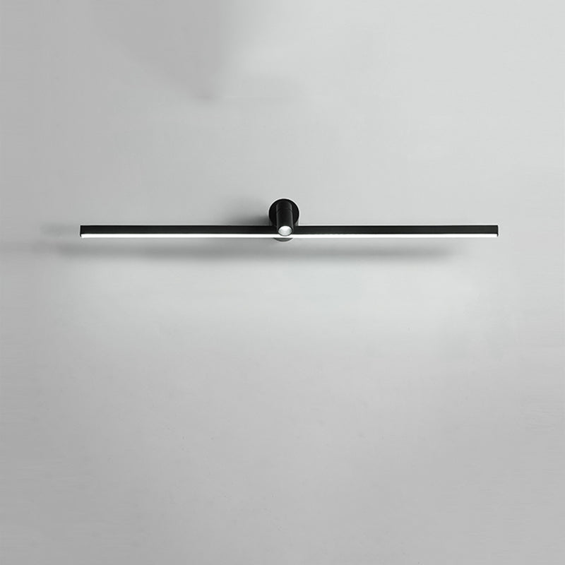 Metal Linear Vanity Lighting Simplicity LED Wall Sconce with Spotlight for Bathroom