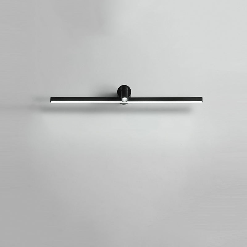 Metal Linear Vanity Lighting Simplicity LED Wall Sconce with Spotlight for Bathroom