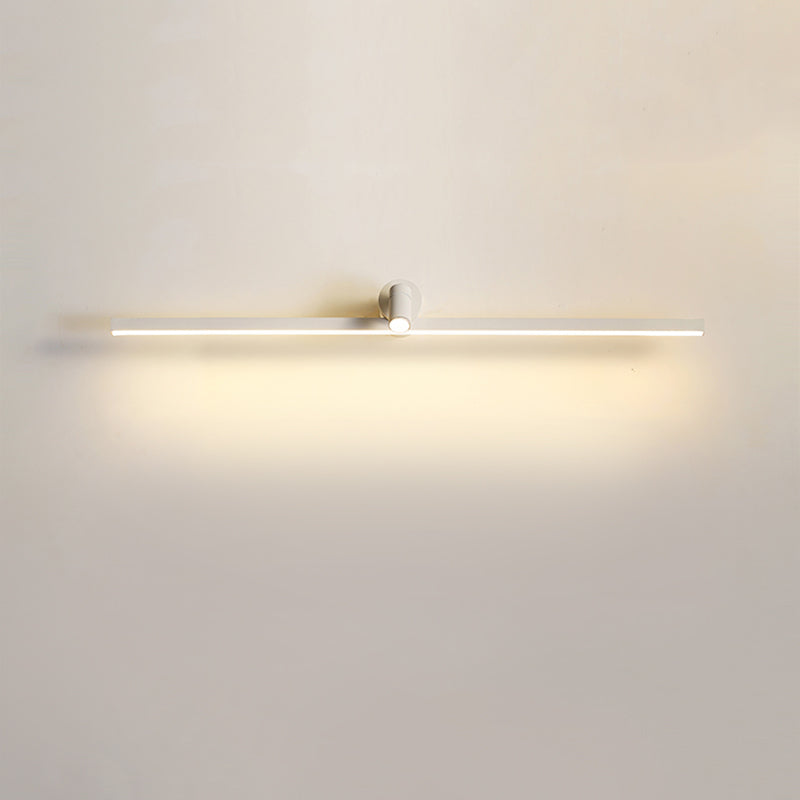 Metal Linear Vanity Lighting Simplicity LED Wall Sconce with Spotlight for Bathroom