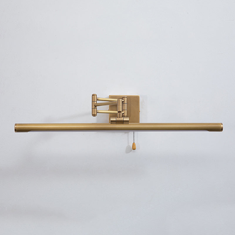 Tubular LED Bath Bar Metal LED Postmodern Vanity Wall Light with Extendable Arm