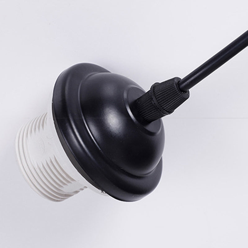 Cilindrische gesuspendeerde verlichtingsarmatuur Minimalistische kristallen trappenhangend plafondlicht in zwart