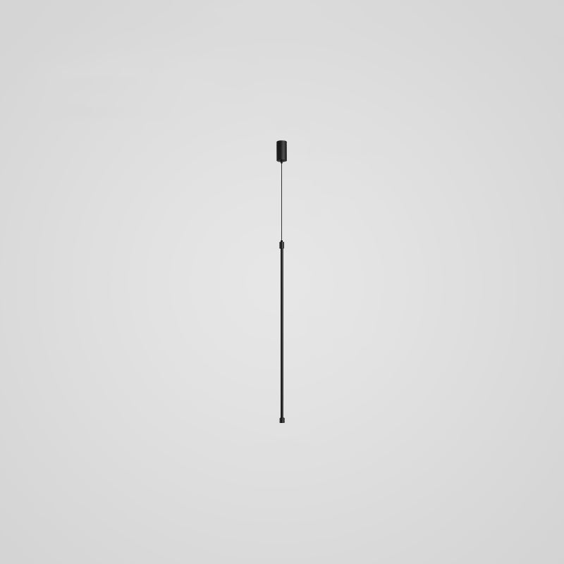 Moderne minimalistische stijl lineaire hangende hanglampen koper gesuspendeerde verlichtingsarmatuur