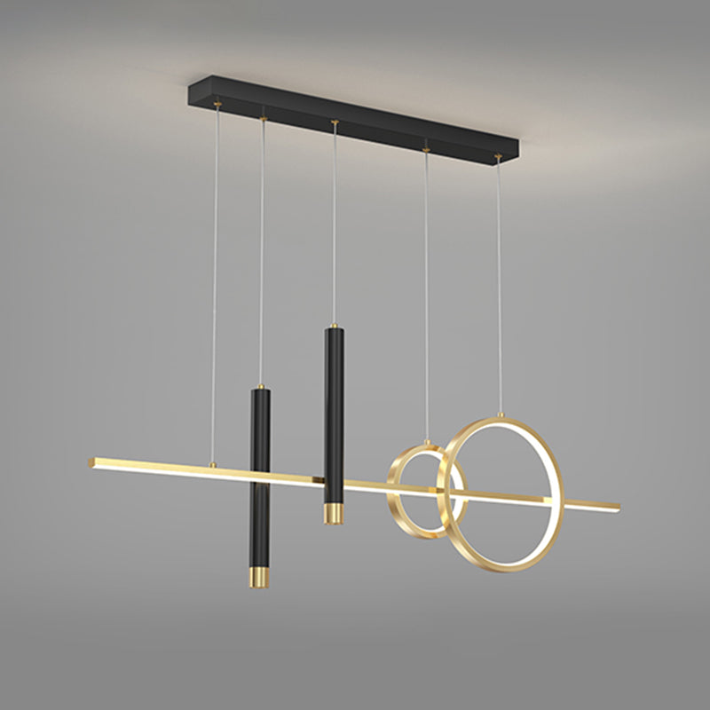 2 Spotlights Nuovi pendenti per isole moderni Lampada Lineare LED LED per sala da pranzo