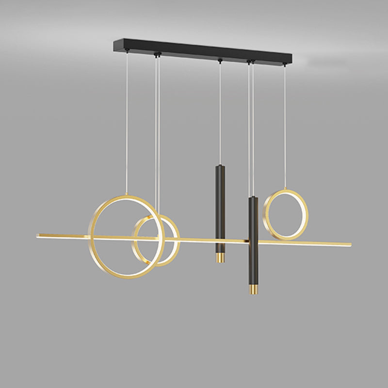 2 Spotlights Nuovi pendenti per isole moderni Lampada Lineare LED LED per sala da pranzo