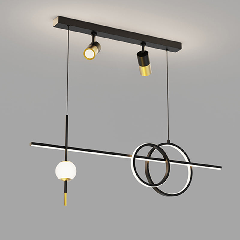 Nuova lampada a sospensione in metallo a LED LINEAD LED LED LAD per sala da pranzo