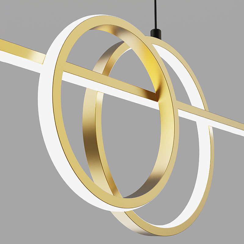 Nuova lampada a sospensione in metallo a LED LINEAD LED LED LAD per sala da pranzo