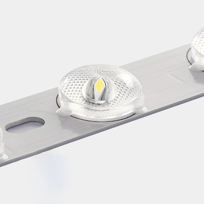 Blue New Modern LED Island Lighting Linear Clear Glass Chandelier Light Fixture for Dining Room