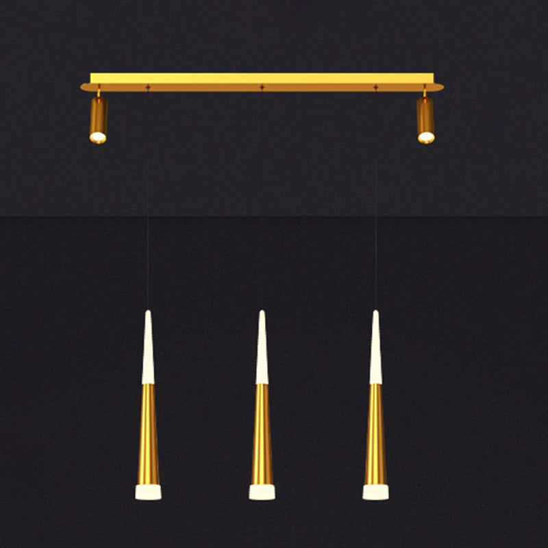 Apparecchiatura dell'illuminazione dell'isola cono Contemporary LED METAL METAL LIMINA