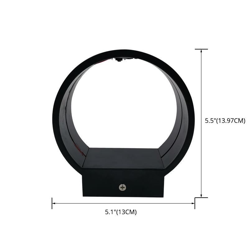 Cylinder 1-Light Modern Sconce Light LED Aluminum Wall Lighting Ideas for Bedroom