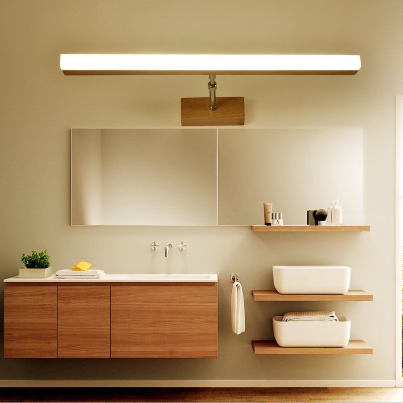 Contemporary Simplicity Linear Vanity Light Fixture Acrylic Wall Lighting Fixtures for Bathroom