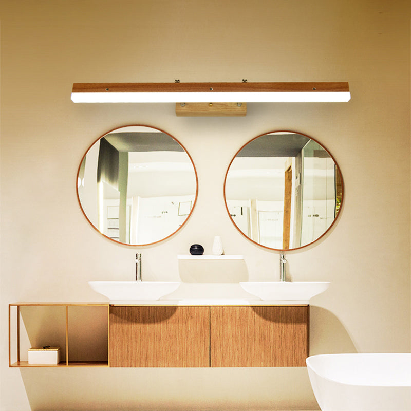 Contemporary Simplicity Linear Vanity Light Fixture Acrylic Wall Lighting Fixtures for Bathroom