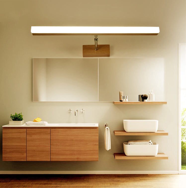 Contemporary Simplicity Linear Vanity Light Fixture Acrylic Wall Lighting Fixtures for Bathroom