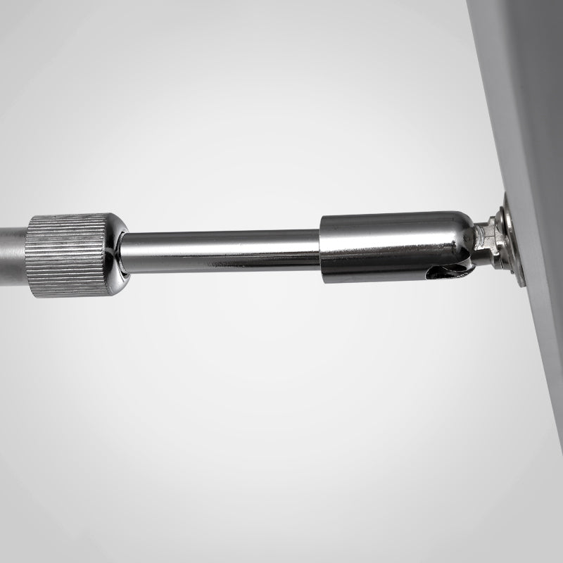 Stainless-Steel LED Wall Light in Modern Concise Style Aluminium Extendable Wall Sconce with Plastic Shade