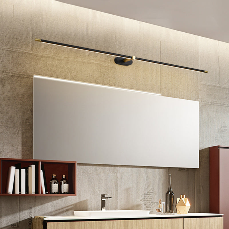 Moderne minimalistische LED -Wandleuchter Aluminium Lineare Wandlampe mit Acrylschatten