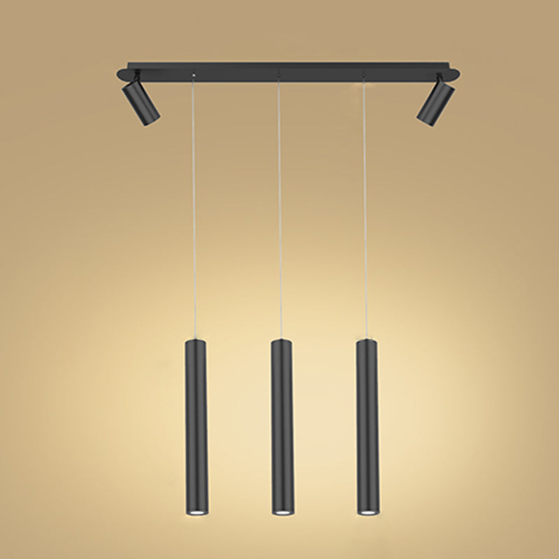 Luce isola a LED geometrica in ferro battuto nella moderna semplicità a sospensione acrilica Light per sala da pranzo